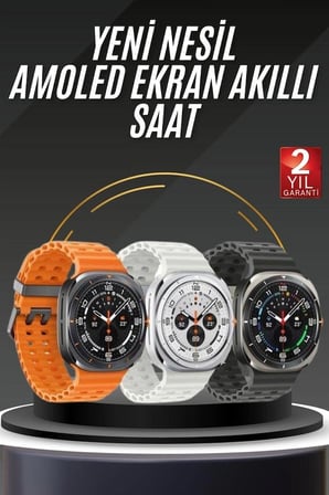 Tüm Telefonlara Uyumlu Akıllı Saat Uyku Ve Sağlık Takibi Nabız Ölçer Adım Sayar