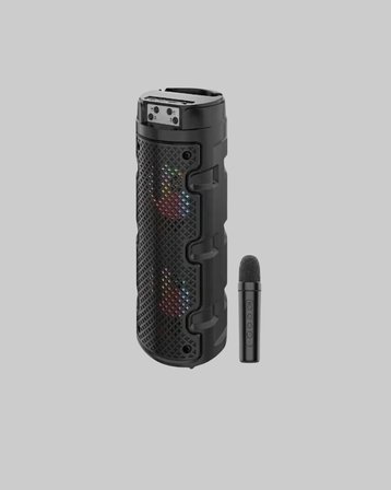 Bluetooth 5.0 Kablosuz Hoparlör Çift Sürücülü Yüksek Ses Kalitesi Kompakt Tasarım