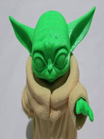  3D Baby Yoda Oyuncak Figürü