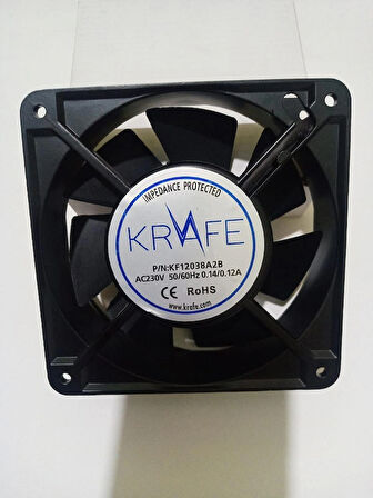 KRAFE Krefe 12x12x38 Ball Bearing Rulmanlı Fan