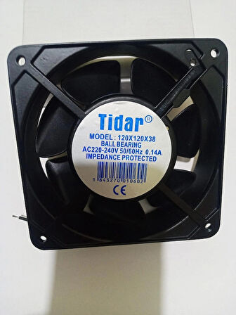 Tidar12x12x38 Ball Bearing Rulmanlı Fan