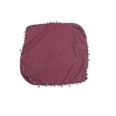 Halay Mendili Bordo İncili