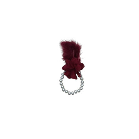 Nedime Bilekliği Bordo İncili 10'lu Paket