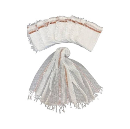 Konvoy Şalı Beyaz 15'li Paket