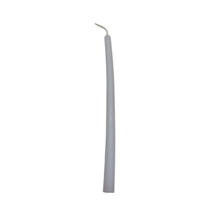 Kına Mumu Beyaz 15 Cm 25'li Paket