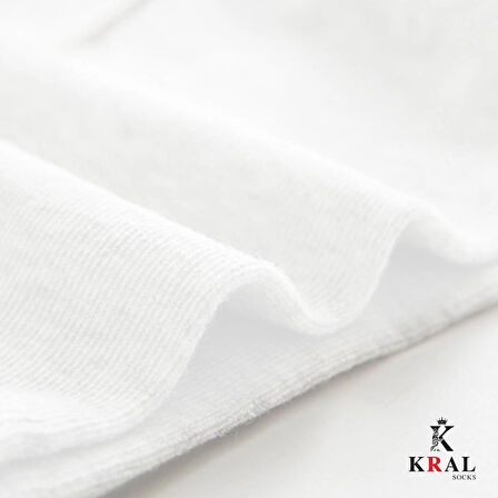 KRAL SOCKS Kadın - Erkek (10 ÇİFT ) Düz Desen Ekonomik Bilek Boy Patik Çorap