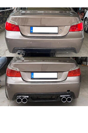 90 mm Çift çıkış eşit yuvarlak verev kesim krom sessiz egzoz ucu eksoz çıkışı 1 adet