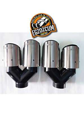 90 mm. Dışı krom sağ/sol takım (2 adet) çift çıkış  Akrapoviç egzoz ucu