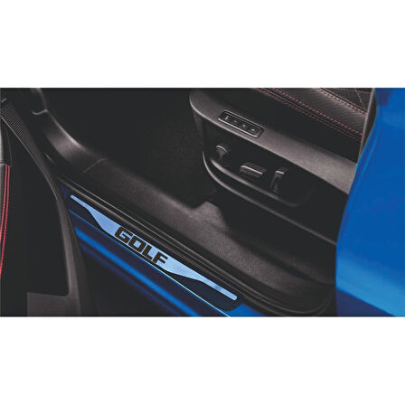 Golf 7 Kapı Eşiği 2013-2019 New Krom Kapı Eşiği 4 Parça Paslanmaz Çelik