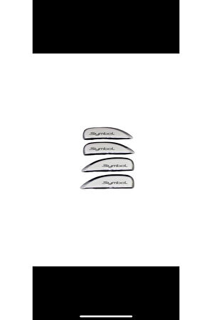 Renault Symbol Krom Kapı Kolu Symbol Yazılı 2013 ve Üzeri Modeller 4 Kapı Paslanmaz Çelik