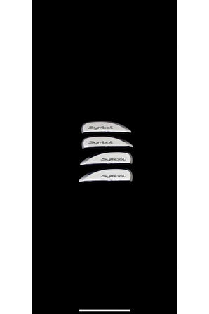 Renault Symbol Krom Kapı Kolu Symbol Yazılı 2013 ve Üzeri Modeller 4 Kapı Paslanmaz Çelik