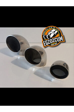 Paslanmaz Krom Dirsek Boru 45 Mm. Isıya Dayanıklı