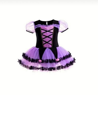Kuromi Kostümü Kare Yaka,Cadı Kostümü Balo Kostümü Kuromi Cosplay