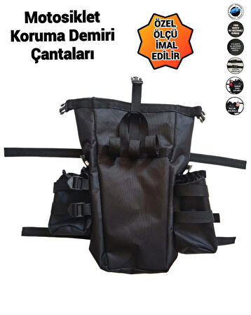 MOTOSİKLET KORUMA DEMİRİ ÇANTALARI SULUK VE YANGIN TÜPÜ BÖLMELİ