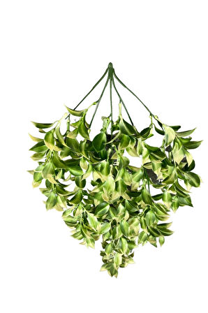 Yapay Krem Detaylı Limon Çiçeği 5 Dallı Sarkıt 80x50