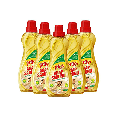 Miss Arap Sabunu Granit Sıvı Yüzey Temizleyici 5x1000 ml 