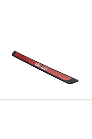 FİAT BRAVA 1998-2008 MODELLER OLD KIRMIZI KAPI EŞİĞİ 4 PARÇA   KROM YAZILI