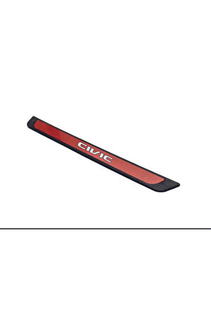 HONDA CİVİC 1998-2001 MODELLER OLD KIRMIZI KAPI EŞİĞİ 4 PARÇA   KROM YAZILI