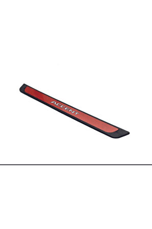 HYUNDAİ ACCENT BLUE 2011 VE ÜZERİ MODELLER OLD KIRMIZI KAPI EŞİĞİ 4 PARÇA  KROM  YAZILI