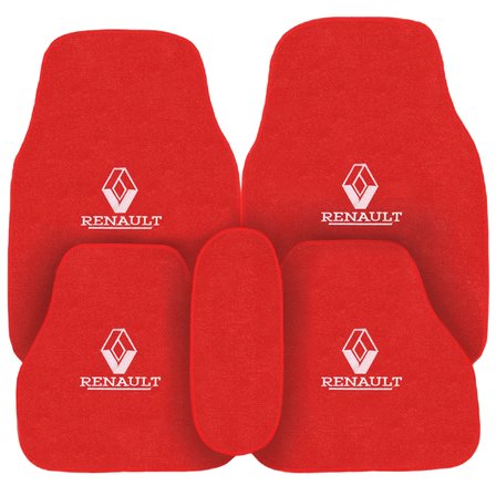 Renault Broadway R9 / 11 Spring Kırmızı Oto Halı Paspas Torpido Vites Konsol Yan Koruma Halısı