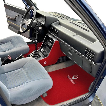 Renault Broadway R9 / 11 Spring Kırmızı Oto Halı Paspas Torpido Vites Konsol Yan Koruma Halısı