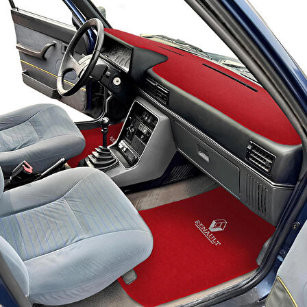 Renault Broadway R9 /11 Spring Fairway Flash Kırmızı Oto Paspas | Broadway Torpido Koruma Halısı
