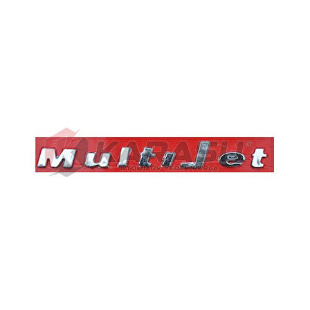 MULTİJET BAGAJ YAZI KROM