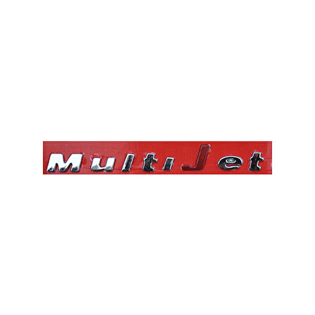 MULTİJET BAGAJ YAZI KIRMIZI
