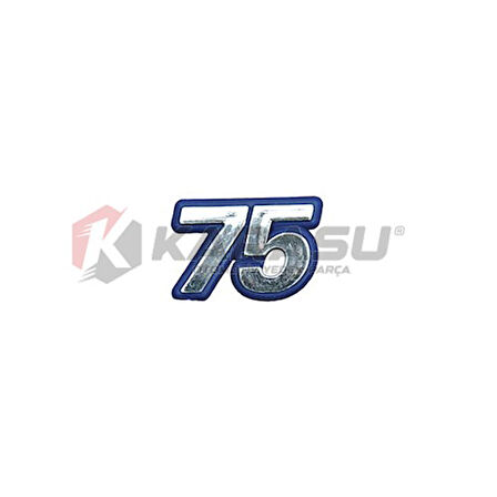 75 YAZI MAVİ YAPIŞKANLI