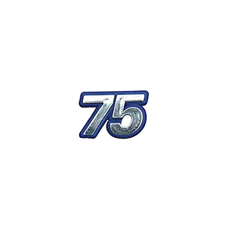 75 YAZI MAVİ YAPIŞKANLI