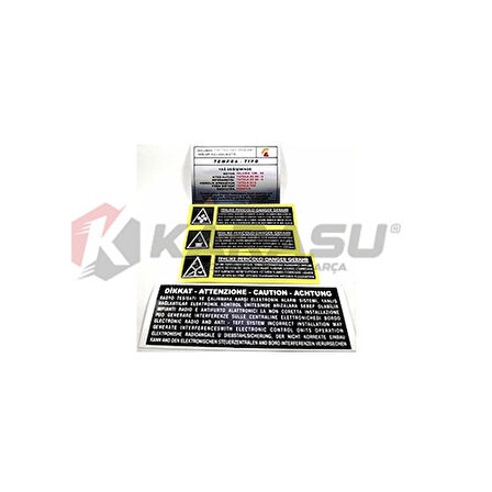 TEMPRA TİPO MOTOR ETİKETİ