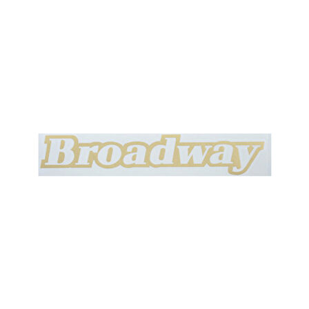 BROADWAY KAĞIT YAZI YENİ MODEL BAL KÖPÜĞÜ