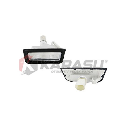 PARTNER RIFTIR  BERLİNGO 3 DOBLO YENİ MODEL PLAKA LAMBASI DUYLU ÇİFT KAPI