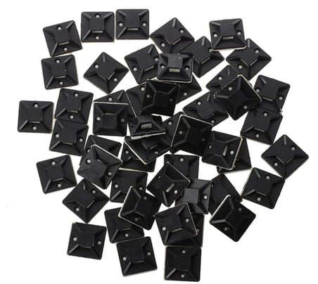 50 Adet 20x20mm Yapışkanlı Üçgen Kroşe