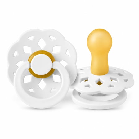 Bezos Boheme Kauçuk Emzik 0-6 Ay White adet fiyatıdır KRT