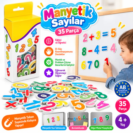 Bezos 9223 Manyetik Sayılar KRT
