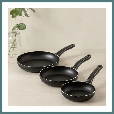 Bezos Teflon 3 Parça Tava Seti (16-20-24 cm) KRT