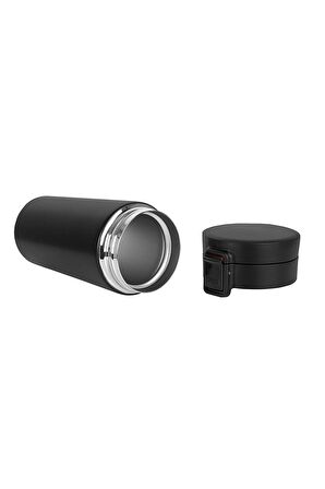 Paslanmaz Çelik Termos 500 ml Sızdırmaz Kilitli Kapak Çift Katmanlı Travel Mug