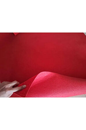 RENGİ KIRMIZI HALIFLEKS 100 X 50 CM UCUZ RİP HALIFLEKX FUAR HALISI RİP HALI