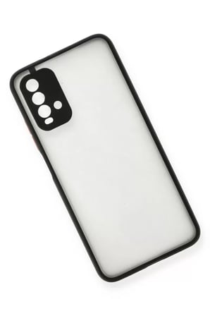 Newface Xiaomi Redmi 9T Kılıf Montreal Silikon Kapak - Siyah