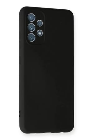 Newface Samsung Galaxy A32 Kılıf Nano içi Kadife Silikon - Siyah