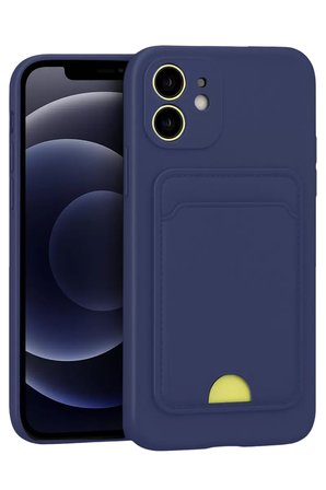Newface Apple iPhone 11 Kılıf Kelvin Kartvizitli Silikon - Lacivert