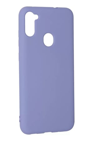Newface Samsung Galaxy A11 Kılıf Nano içi Kadife Silikon - Lila