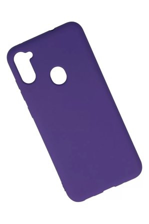 Newface Samsung Galaxy A11 Kılıf Nano içi Kadife Silikon - Mor