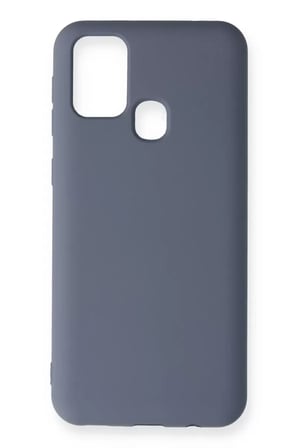 Newface Samsung Galaxy M31 Kılıf Nano içi Kadife Silikon - Gri