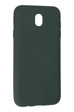 Newface Samsung Galaxy J7 Pro / J730 Kılıf Nano içi Kadife Silikon - Koyu Yeşil