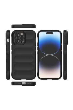 Newface Apple iPhone 14 Pro Max Kılıf Optimum Silikon - Siyah
