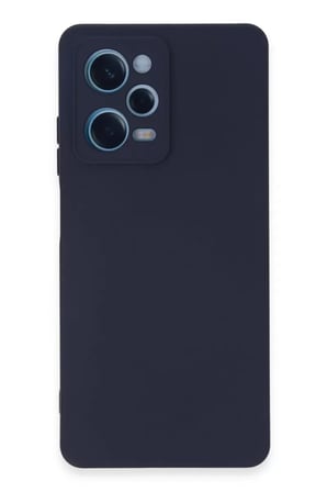 Newface Xiaomi Redmi Note 12 Pro 5G Kılıf Nano içi Kadife Silikon - Lacivert