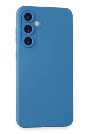 Newface Samsung Galaxy S23 FE Kılıf Nano içi Kadife Silikon - Mavi