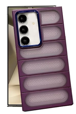 Newface Samsung Galaxy S24 Plus Kılıf Airmax Silikon Kapak - Derin Mor
